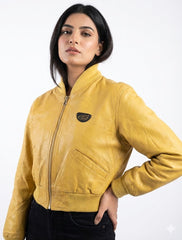 108 Swiss Leather Jacket for Women | Premium Winter Wear Pakistan - Velnoor