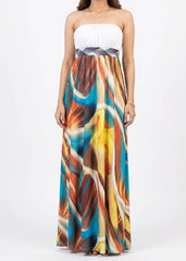 Imported Maxi silk jersey maxi No-1215 Velnoor Store