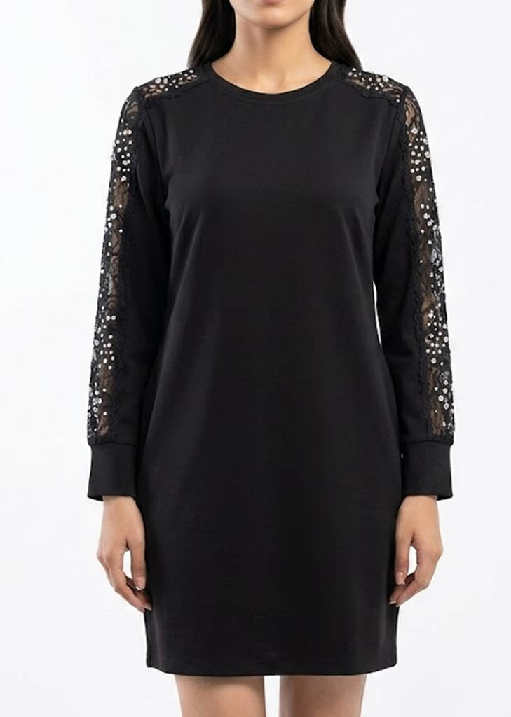 Imported Western mini dress jersey mini dress No-1298 Velnoor Store