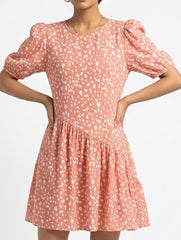 Western mini dress chiffon mini dress No-2486 Velnoor Store