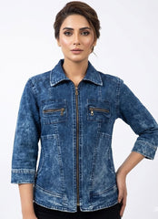 1122 Cute Denim Jacket for Girls Online Pakistan | Velnoor