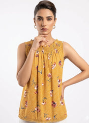 Imported women Sleeveless top linen Sleeveless top No-573 Velnoor Store
