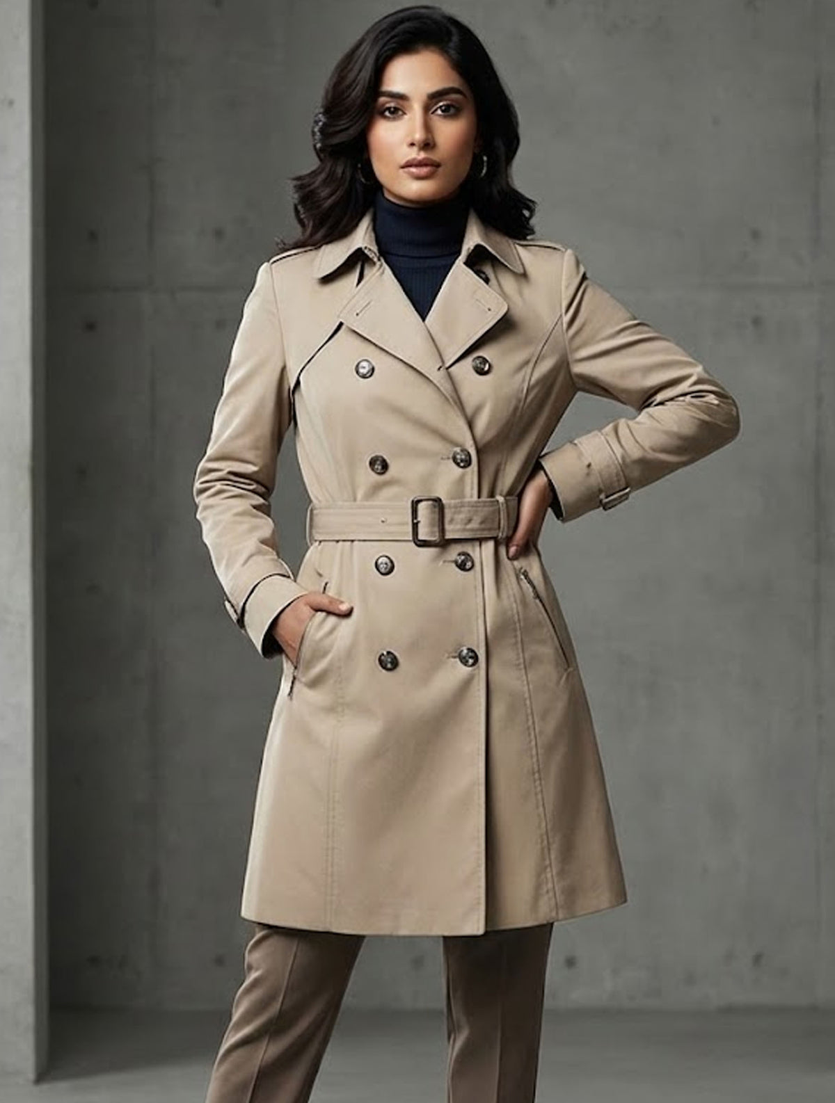 252  Women's Stylish Winter Coat | Elegant Warmth Pakistan - Velnoor