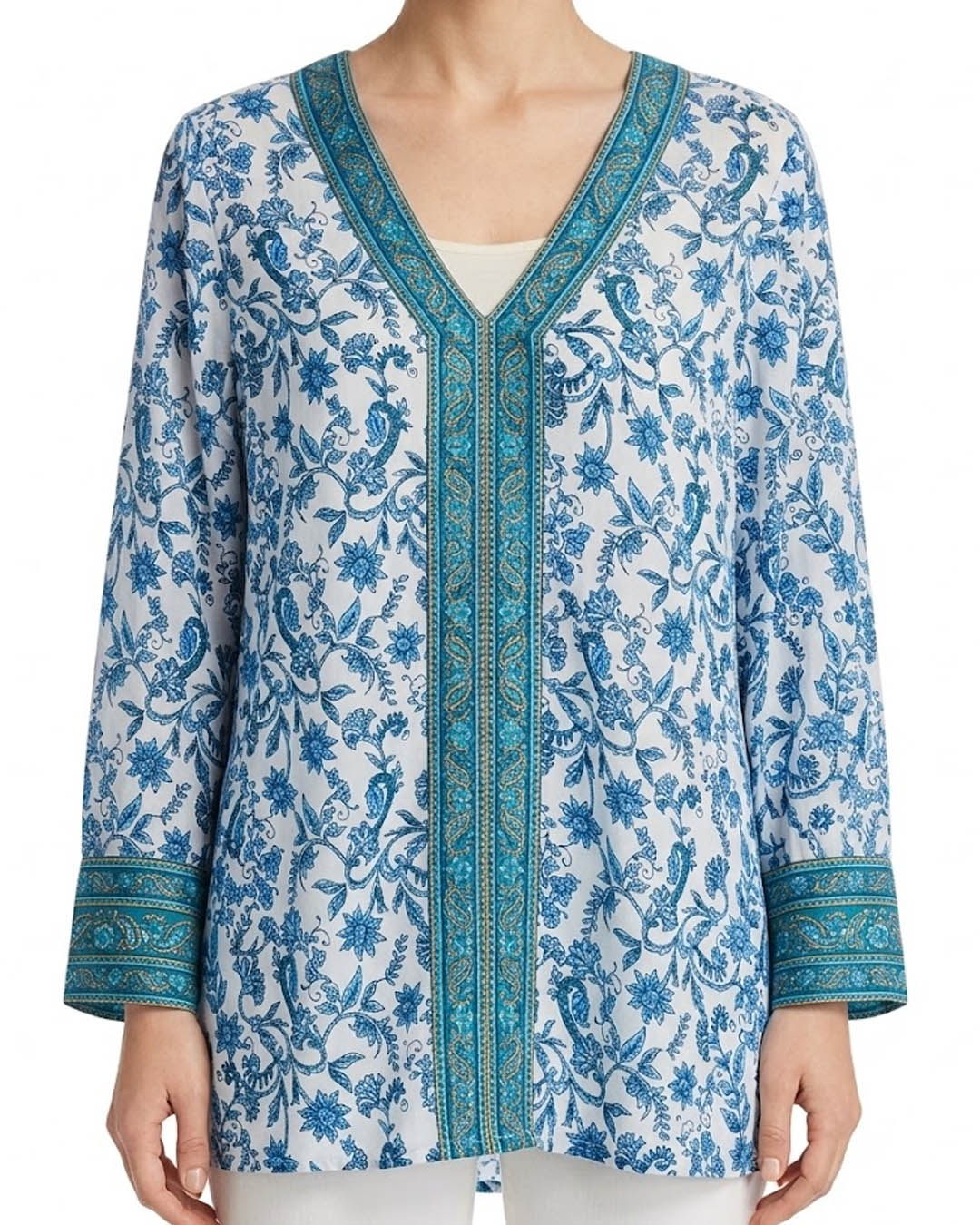 Imported Full sleeve top chiffon full sleeve top No-7521 Velnoor Store