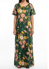 Imported Maxi silk jersey maxi No-1216 Velnoor Store