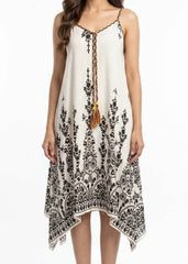 Imported Western mini dress silk jersey mini dress No-1272 Velnoor Store