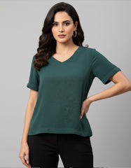velnoor half sleeve-top 180 - Premium Quality - Stylish Comfortable Silks Top