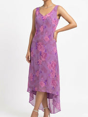 Imported Western Long dress silk jersey long dress No-2628 Velnoor Store