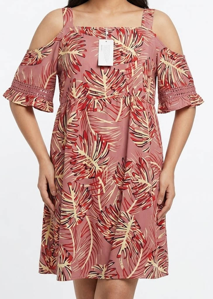 Imported Western mini dress chiffon mini dress No-1276 Velnoor Store