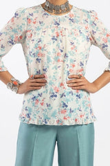 Imported Full sleeve top chiffon full sleeve top No-1492 Velnoor Store