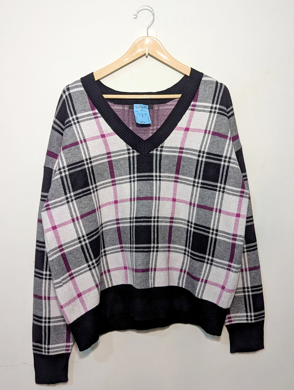 001 Check style - Premium Branded Sweater – Imported Winter Collection in Pakistan