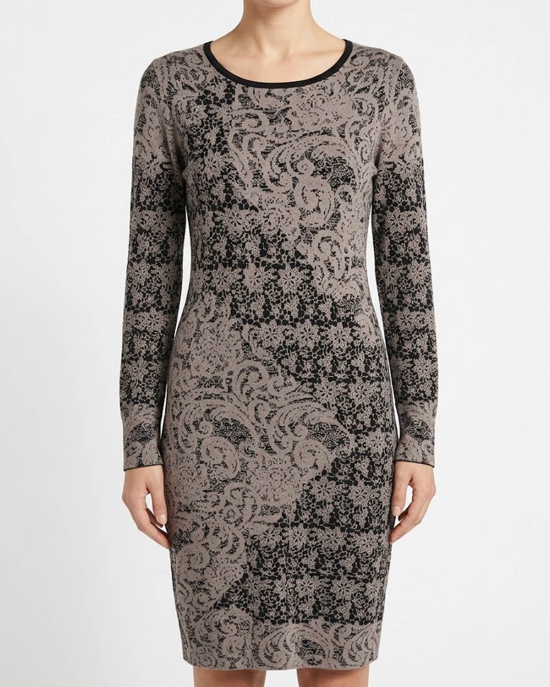 Imported Bodycon winter bodycon No-6944 Velnoor Store