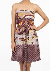 Imported Western mini dress jersey mini dress No-1322 Velnoor Store