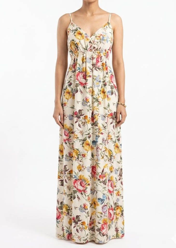 Imported Maxi linen maxi No-1186 Velnoor Store