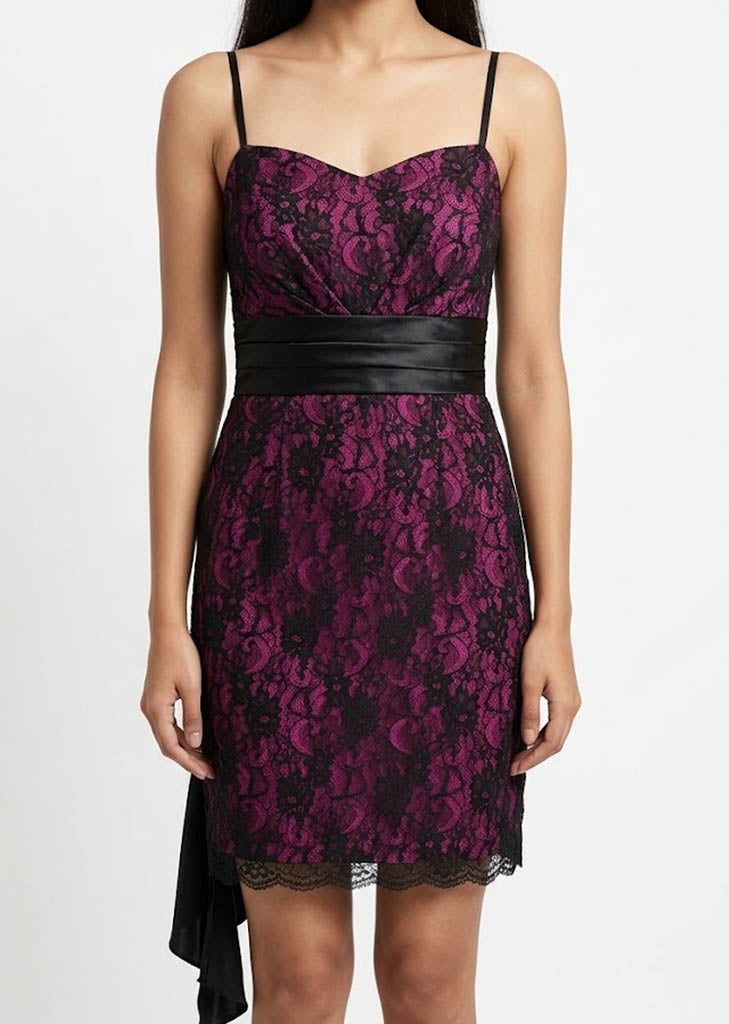 Imported Western mini dress net mini dress No-1338 Velnoor Store