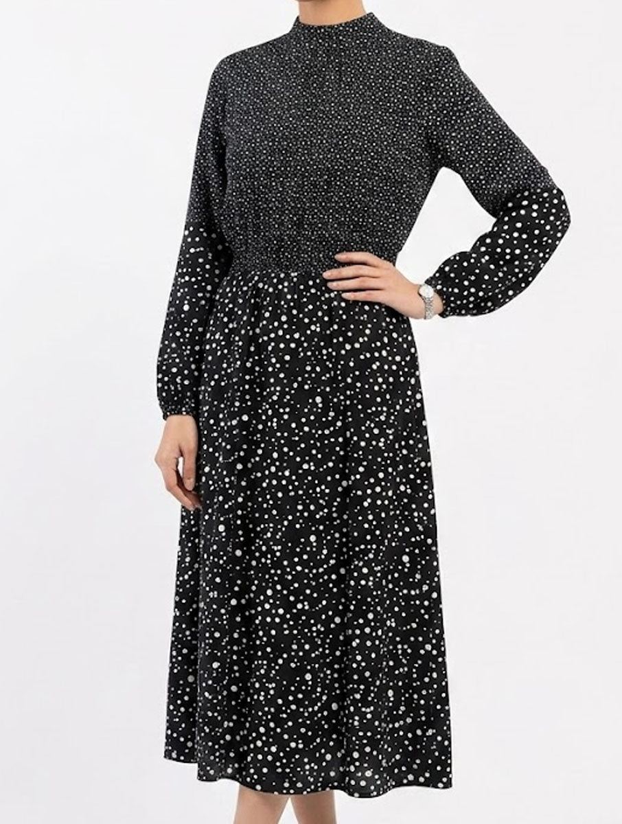 Imported Western mini dress cotton jersey mini dress No-2625 Velnoor Store