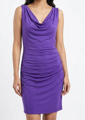 Imported Western mini dress silk jersey mini dress No-1261 Velnoor Store