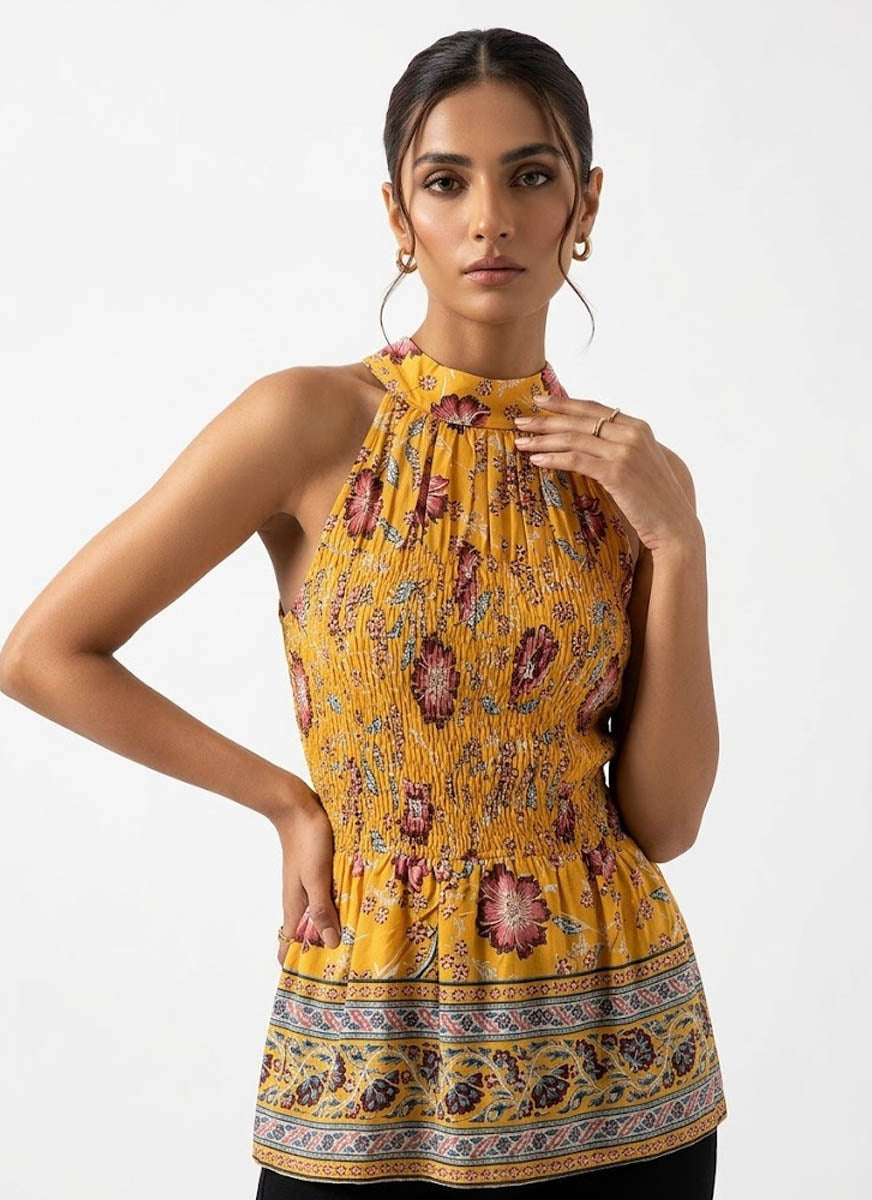Imported women sleeveless top linen sleeveless top No-705 Velnoor Store
