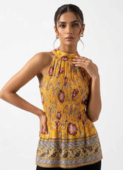Imported women sleeveless top linen sleeveless top No-705 Velnoor Store