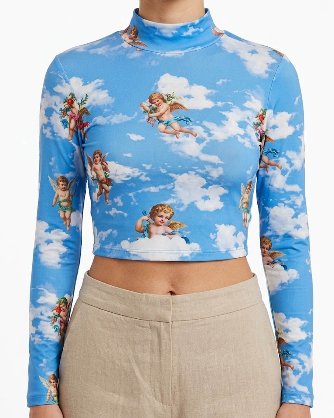 Imported Crop top net crop top No-4502 Velnoor Store