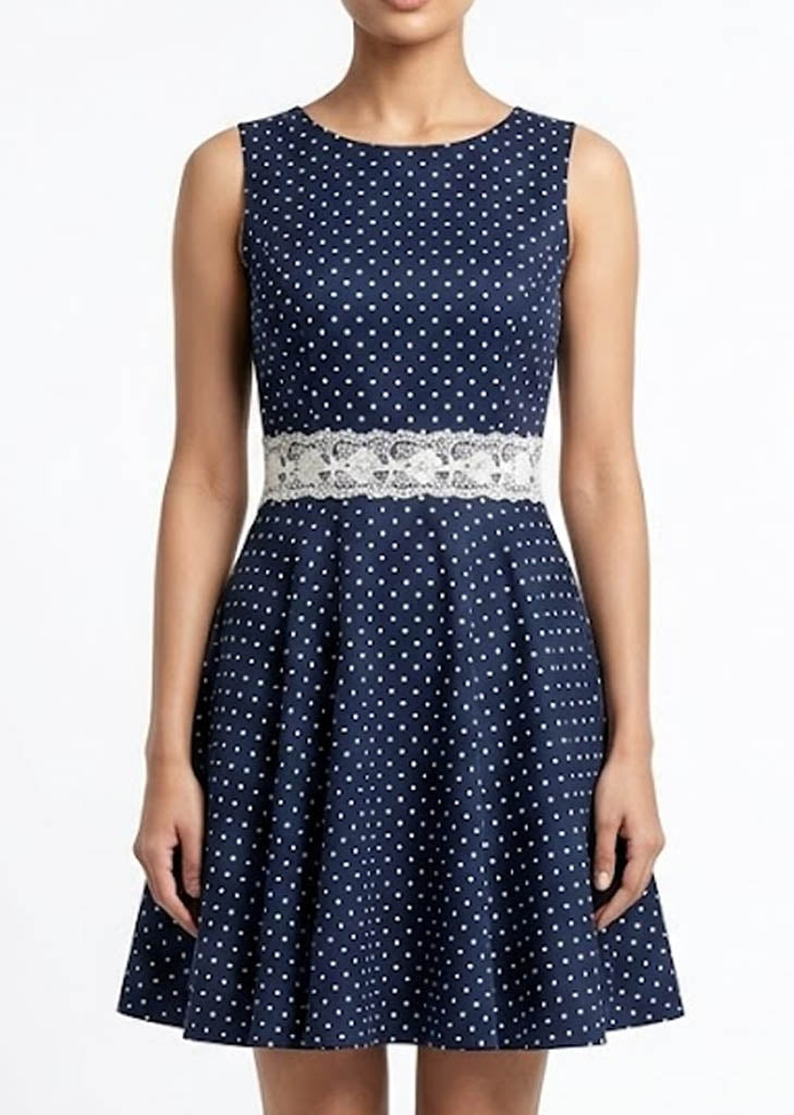 Imported Western mini dress cotton mini dress No-1255 Velnoor Store