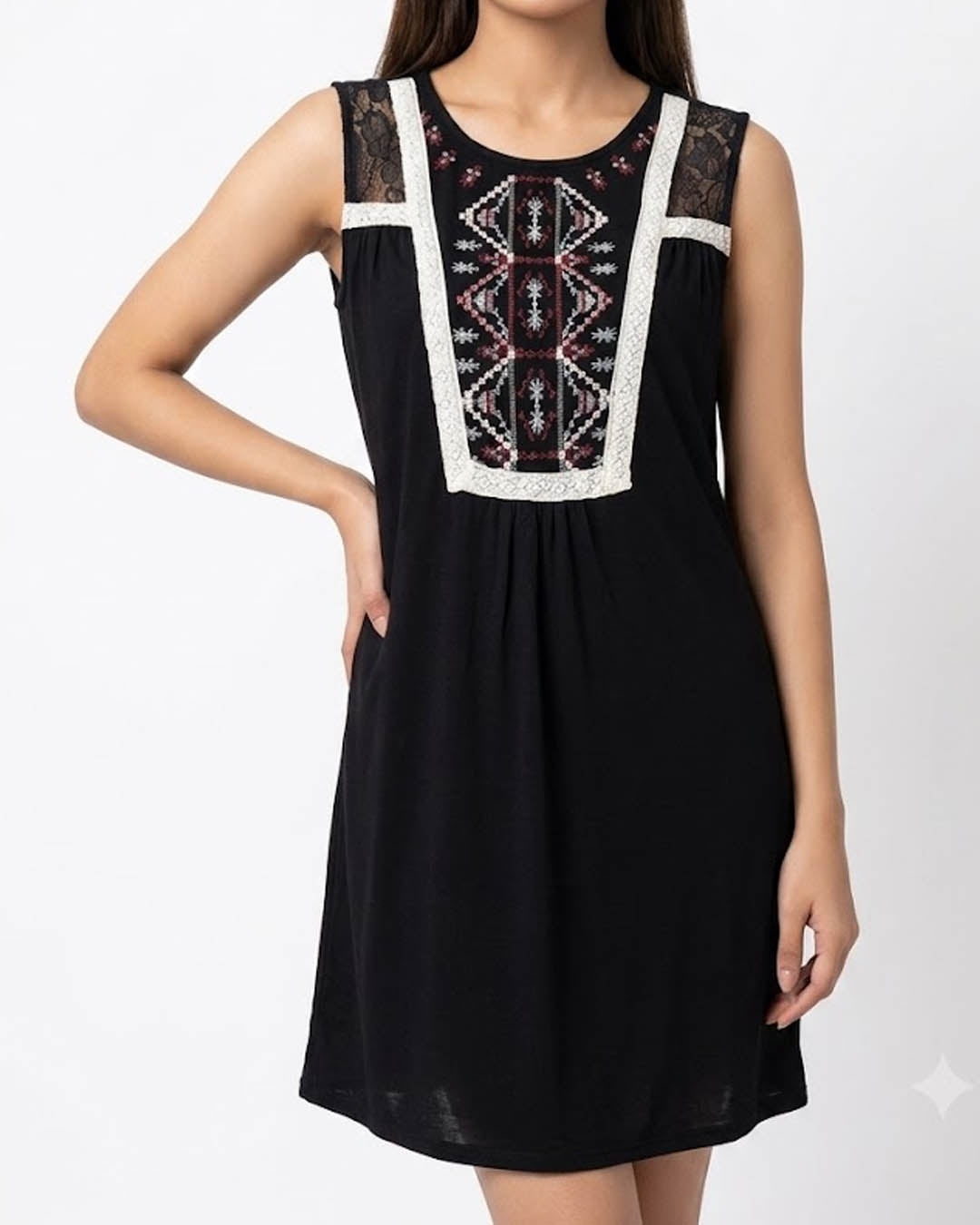 Imported Western mini dress chiffon mini dress No-1754 Velnoor Store