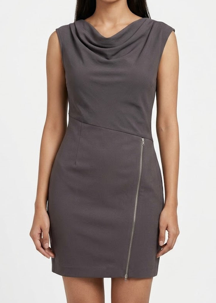 Imported Western mini dress silk jersey mini dress No-1258 Velnoor Store