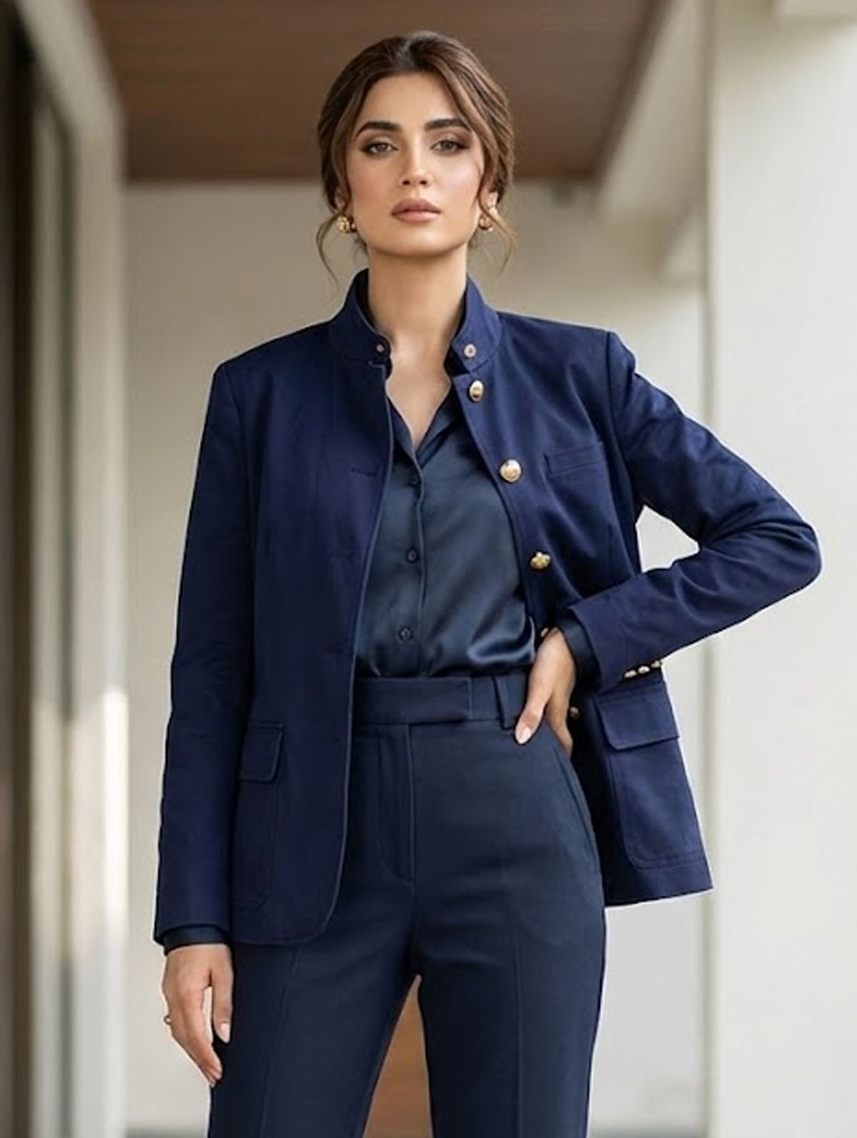 1858 Women's Stylish Winter Coat | Elegant Warmth Pakistan - Velnoor