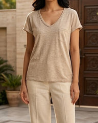 Imported Tshirt shimmer tshirt No-3023 Velnoor Store
