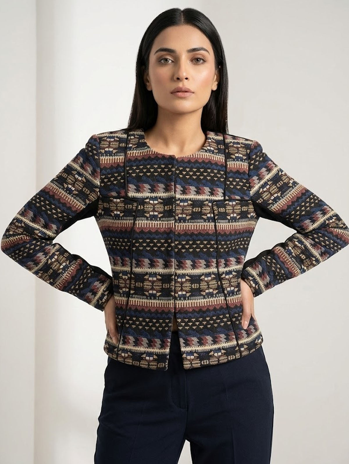 1860  Women's Stylish Winter Coat | Elegant Warmth Pakistan - Velnoor