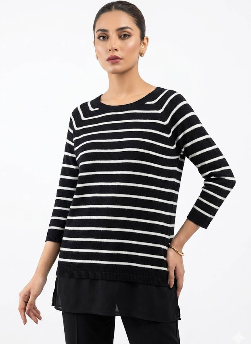 1542 Branded Wool Sweater – Soft and Cozy Fabric Pakistan – velnoor