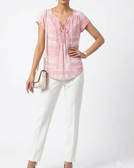 Imported Half sleeve top chiffon half sleeve top No-1697 Velnoor Store