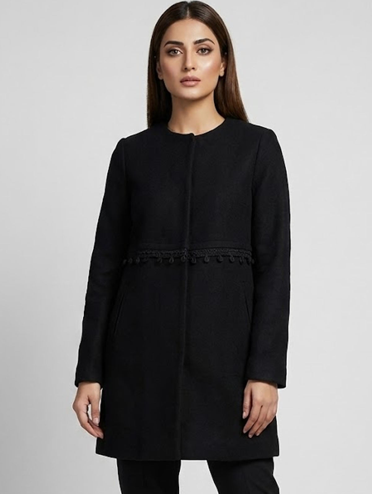 1863  Women's Stylish Winter Coat | Elegant Warmth Pakistan - Velnoor