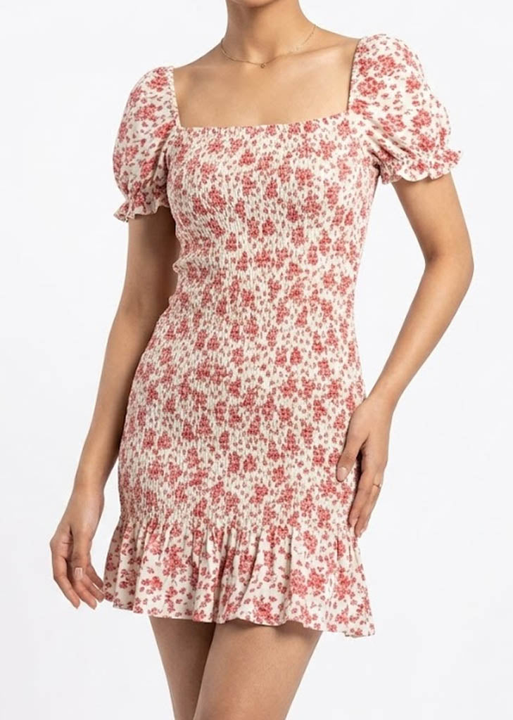 Imported Western mini dress chiffon mini dress No-1320 Velnoor Store