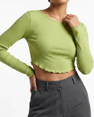 Crop top jersey crop top No-2022 Velnoor Store