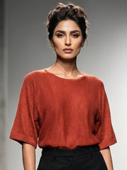 139 Red Stylish Winter Top for Girls Online Pakistan – Velnoor