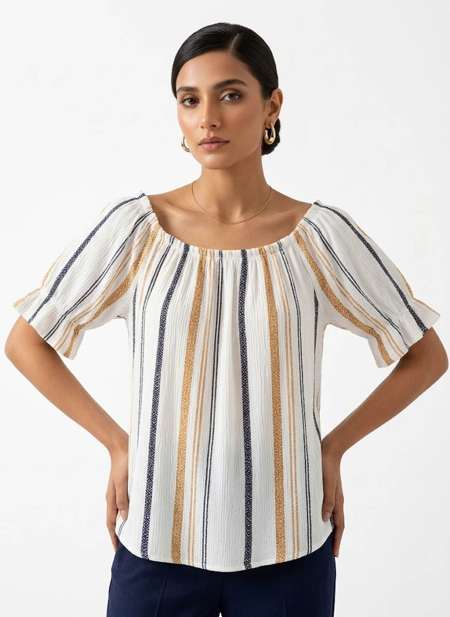 Imported women half sleeve top georgette half sleeve top No-864 Velnoor Store