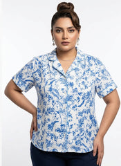 Imported women half sleeve top silk half sleeve top No-871 Velnoor Store