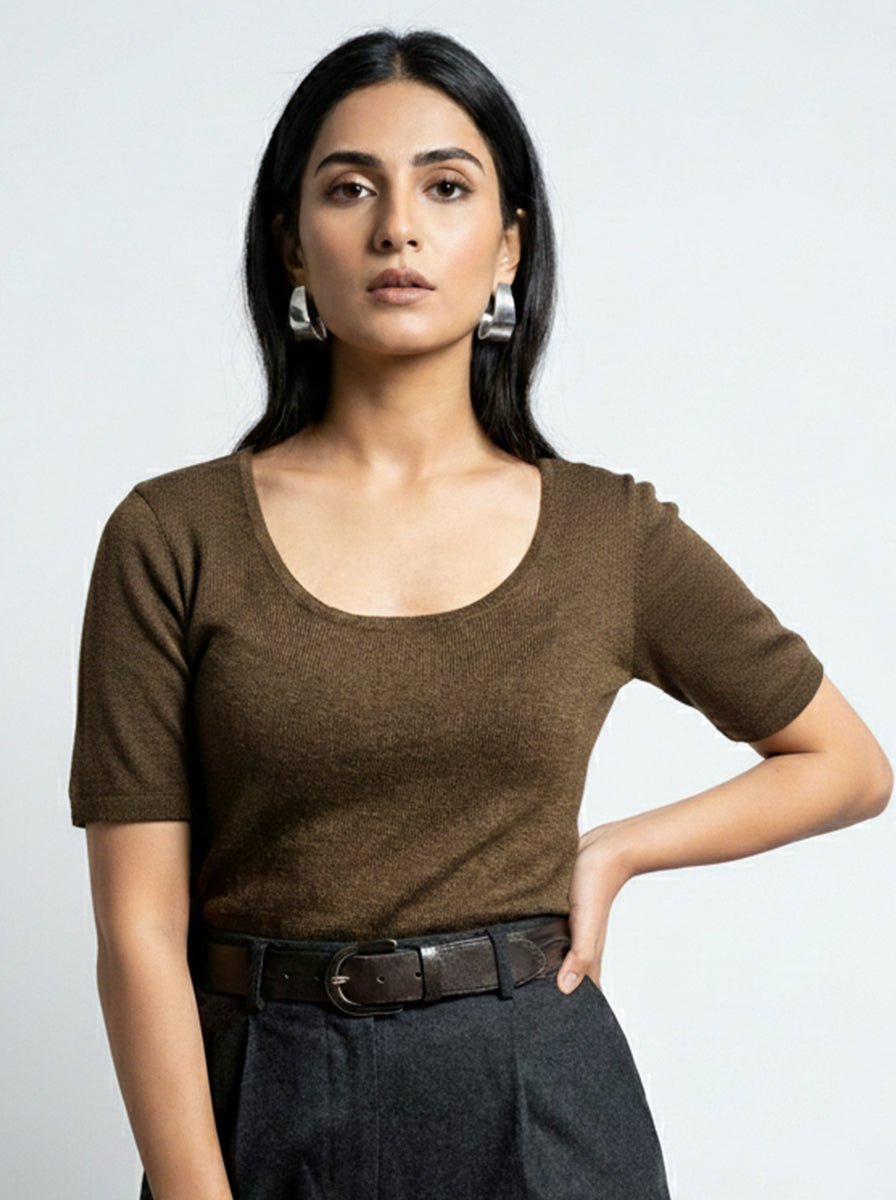 118 Warm Winter Top for Girls Pakistan - velnoor