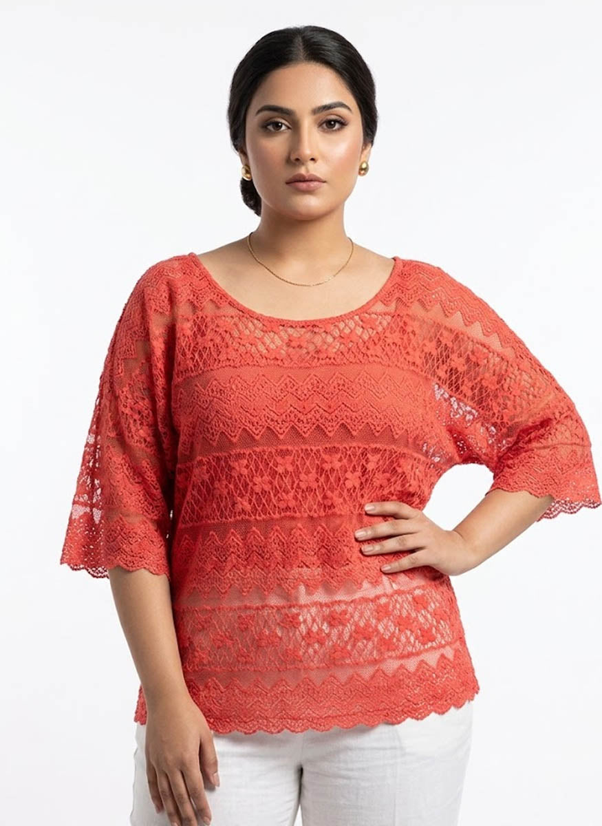Imported women half sleeve top silk half sleeve top No-924 Velnoor Store