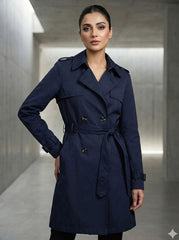 1828 Women's High Neck Winter Coat | Extra Warm Pakistan - Velnoor