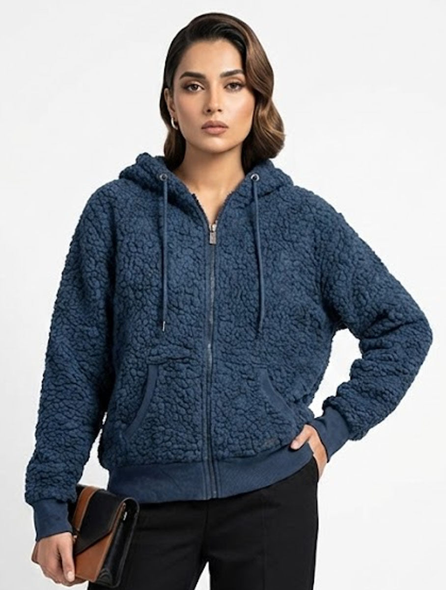 1204 Stylish Imported Fur Jacket – Soft Warm Outerwear Pakistan | Velnoor