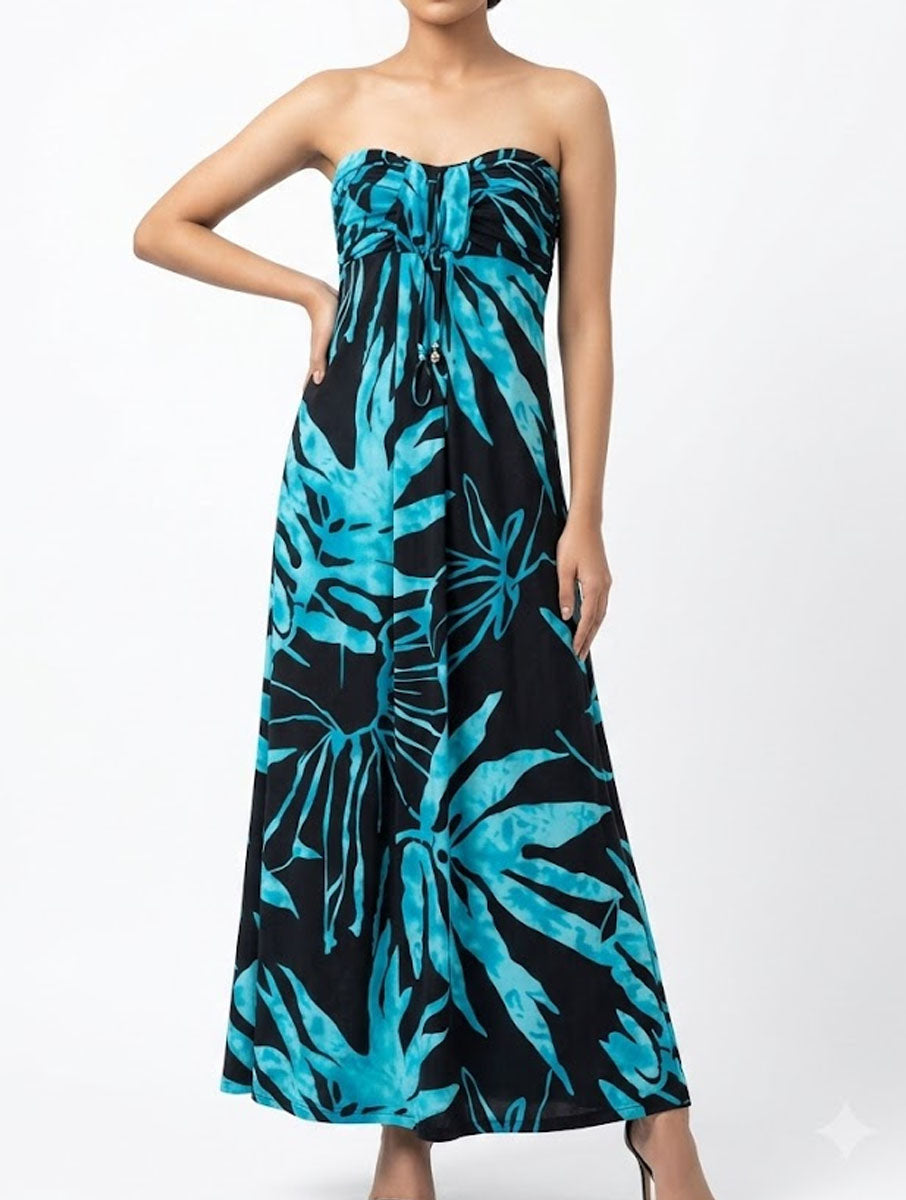 Imported Western Long dress silk jersey long dress No-2627 Velnoor Store