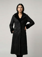 605 Women's Long Coat Fashion Fit | Trendy Winter Wear Pakistan - velnoor