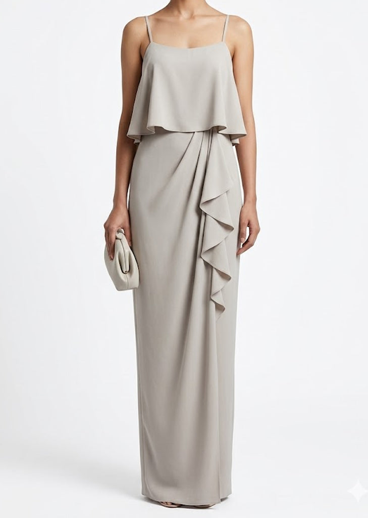 Imported Maxi silk jersey maxi No-1182 Velnoor Store