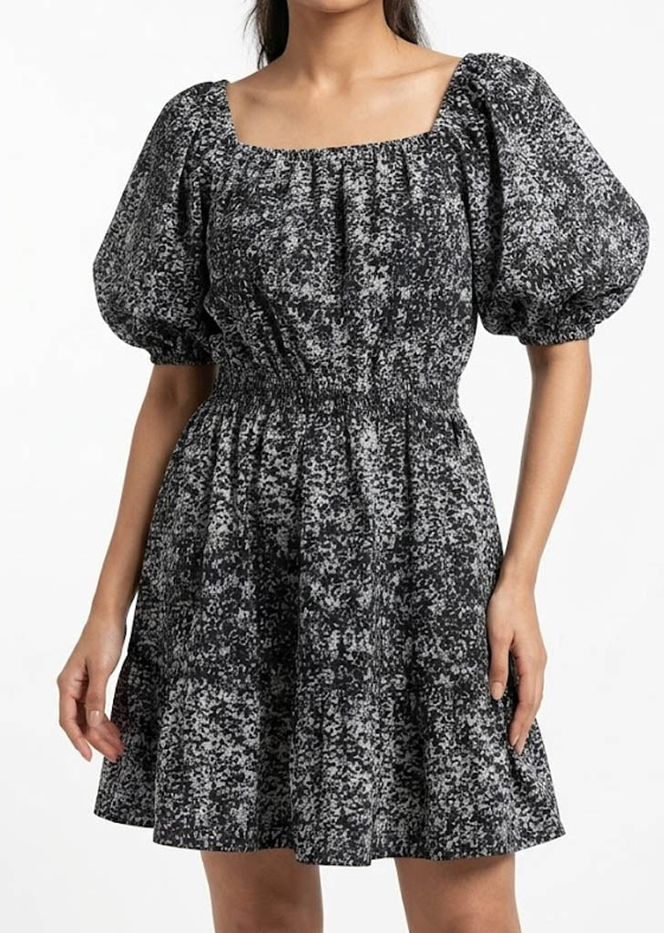 Imported Western mini dress silk jersey mini dress No-1279 Velnoor Store