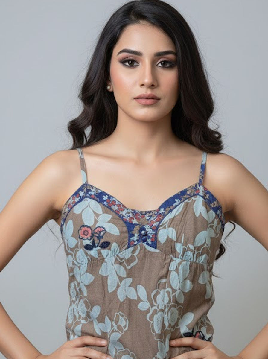 Velnoor sleeveless-top 167 - Premium Quality. Comfortable Fashion, Lightweight Linen.