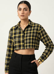 Imported women crop top linen crop top No-201 Velnoor Store