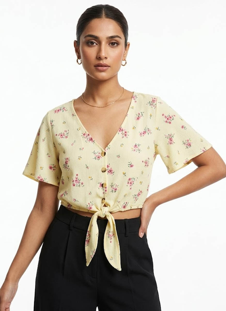 Imported women crop top cotton crop top No-189 Velnoor Store