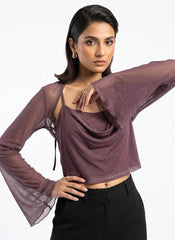 Imported women crop top net crop top No-193 Velnoor Store